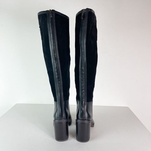 Franco Sarto NWOB Women's L-rivettall Knee High Boot Black Size 5.5 - Picture 5 of 8